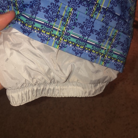 Blue pattered OBERMEYER girls sz.12 ski/ snowboarding pants UEC - Picture 6 of 6